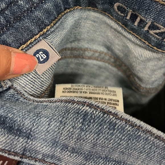 Citizens of Humanity Thompson Medium Rise Cropped Skinny Jeans 26 - Picture 12 of 13